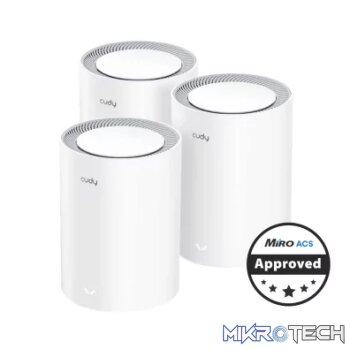 Cudy Dual Band 1800Mbps WiFi 6 Gigabit Mesh 3-Pack | M1800 (3-Pack)