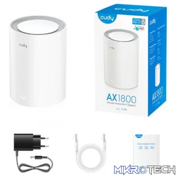 Cudy Dual Band 1800Mbps WiFi 6 Gigabit Mesh Router | M1800 (1-Pack) - Image 4