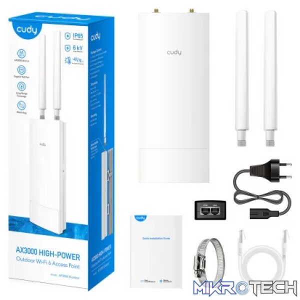 Cudy Dual Band 3000Mbps WiFi 6 Gigabit Outdoor AP | AP3000 Outdoor - Image 6