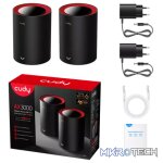 Cudy Dual Band 3000Mbps WiFi 6 Multi-Gigabit Mesh 2-Pack | M3000 (2-Pack) - Image 3
