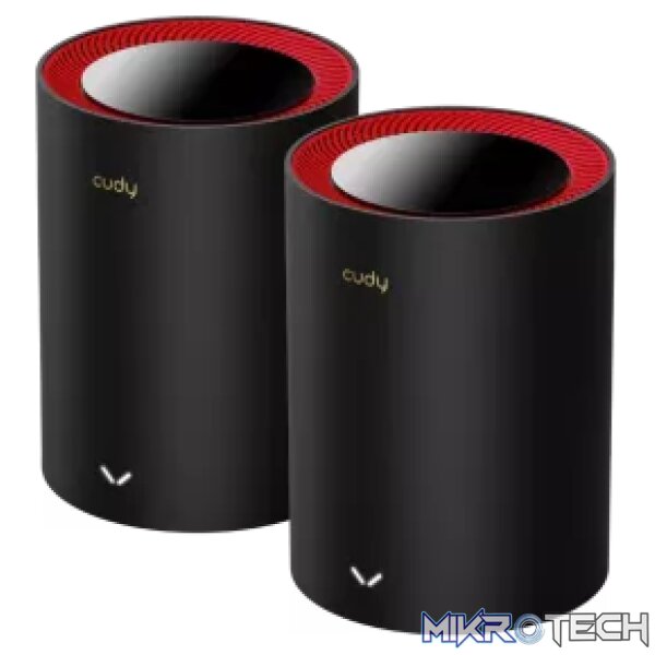 Cudy Dual Band 3000Mbps WiFi 6 Multi-Gigabit Mesh 2-Pack | M3000 (2-Pack) Cudy Dual Band 3000Mbps WiFi 6 Multi-Gigabit Mesh 2-Pack | M3000 (2-Pack)