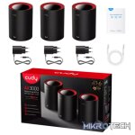 Cudy Dual Band 3000Mbps WiFi 6 Multi-Gigabit Mesh 3-Pack | M3000 (3-Pack) - Image 3