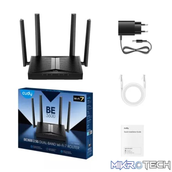 Cudy Dual Band Wi-Fi 7 Gigabit Router | WR3600H - Image 3