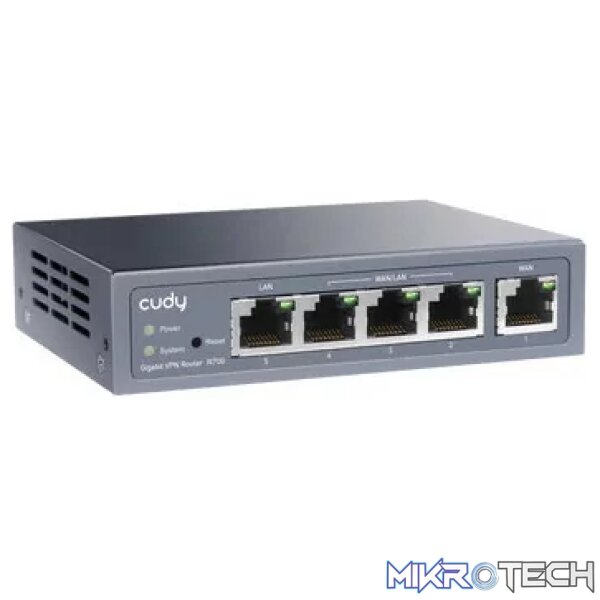 Cudy Multi-WAN 5 port Gigabit VPN Router | R700 - Image 3