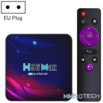 H96 Max V11 4K Smart TV BOX Android 11.0 Media Player with Remote Control, RK3318 Quad-Core 64bit Cortex-A53, RAM: 4GB, ROM: 64GB, Support Dual Band WiFi, Bluetooth, Ethernet, US Plug, 4GB+64GB