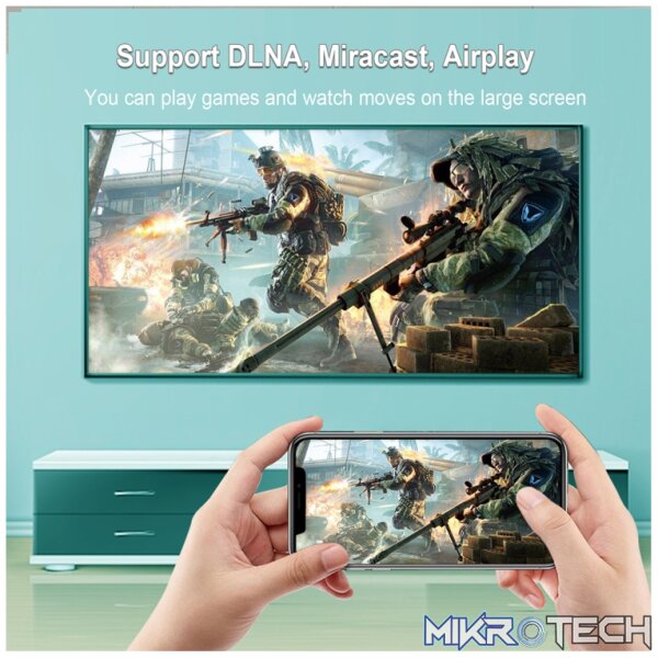 H96 Max V11 4K Smart TV BOX Android 11.0 Media Player with Remote Control, RK3318 Quad-Core 64bit Cortex-A53, RAM: 4GB, ROM: 64GB, Support Dual Band WiFi, Bluetooth, Ethernet, US Plug, 4GB+64GB - Image 12