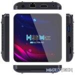 H96 Max V11 4K Smart TV BOX Android 11.0 Media Player with Remote Control, RK3318 Quad-Core 64bit Cortex-A53, RAM: 4GB, ROM: 64GB, Support Dual Band WiFi, Bluetooth, Ethernet, US Plug, 4GB+64GB - Image 3