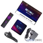H96 Max V11 4K Smart TV BOX Android 11.0 Media Player with Remote Control, RK3318 Quad-Core 64bit Cortex-A53, RAM: 4GB, ROM: 64GB, Support Dual Band WiFi, Bluetooth, Ethernet, US Plug, 4GB+64GB - Image 4