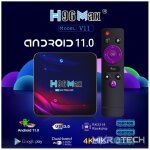 H96 Max V11 4K Smart TV BOX Android 11.0 Media Player with Remote Control, RK3318 Quad-Core 64bit Cortex-A53, RAM: 4GB, ROM: 64GB, Support Dual Band WiFi, Bluetooth, Ethernet, US Plug, 4GB+64GB - Image 5