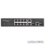 ES3510MA Fast Ethernet Layer 2/4 switch featuring 10 ports; 8 10/100
