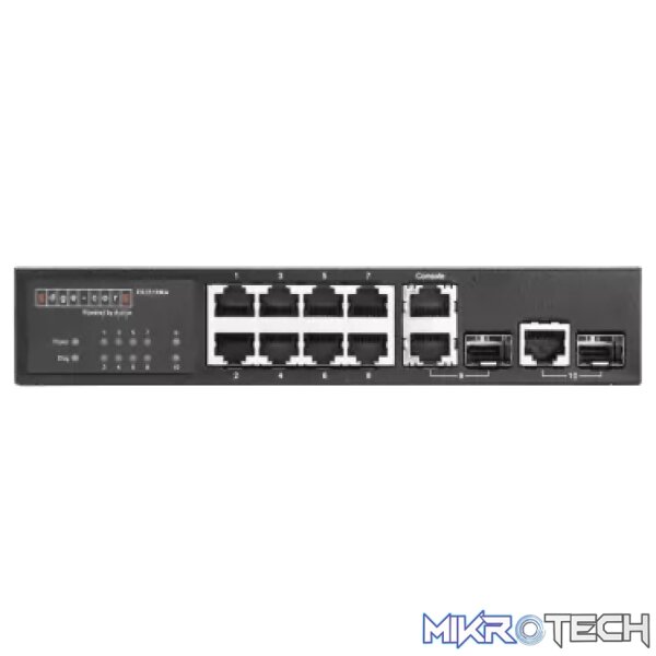 ES3510MA Fast Ethernet Layer 2/4 switch featuring 10 ports; 8 10/100 ES3510MA Fast Ethernet Layer 2/4 switch featuring 10 ports; 8 10/100