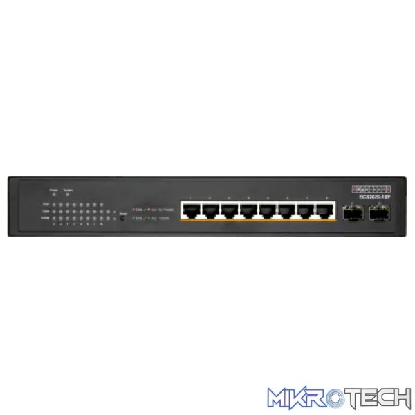 Edge-Core 10 Port Gb Websmart PoE Switch Edge-Core 10 Port Gb Websmart PoE Switch