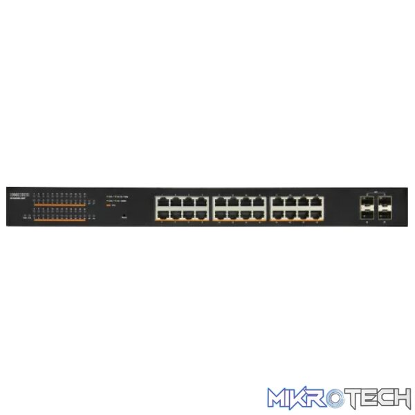 Edge-Core 28 Port Gb Websmart PoE Switch - Image 2