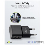 Goobay 12W Dual USB Charger - Black - Image 6