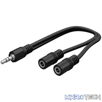 Goobay 3.5 mm Audio Y Cable Adapter