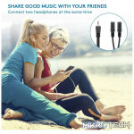 Goobay 3.5 mm Audio Y Cable Adapter, 1x Male to 2x Female Stereo - Image 5