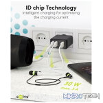 Goobay 30W 4-Port USB Charger - Black - Image 11