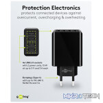 Goobay 30W 4-Port USB Charger - Black - Image 9