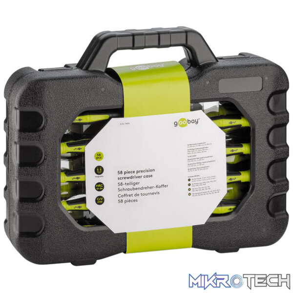 Goobay 58-Piece Precision Screwdriver Case - Image 7
