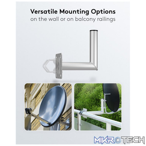 Goobay Aluminium Satellite Dish Wall Mount - Image 8