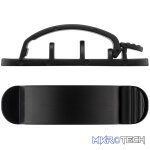 Goobay Cable Management Clip 3 Slots 3-Piece Set - Black