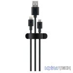 Goobay Cable Management Clip 3 Slots 3-Piece Set - Black - Image 3