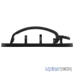Goobay Cable Management Clip 3 Slots 3-Piece Set - Black - Image 4