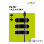 Goobay Cable Management Clip 3 Slots 3-Piece Set - Black - Image 9