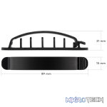 Goobay Cable Management Clip Set 6-Piece Set - Black - Image 14