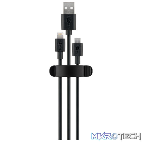 Goobay Cable Management Clip Set 6-Piece Set - Black - Image 9
