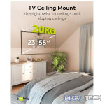 Goobay Ceiling TV Mount Basic TV Mount for TVs from 23" to 55" - Image 2