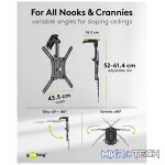 Goobay Ceiling TV Mount Basic TV Mount for TVs from 23" to 55" - Image 3