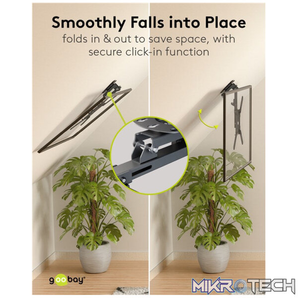 Goobay Ceiling TV Mount Basic TV Mount for TVs from 23" to 55" - Image 5