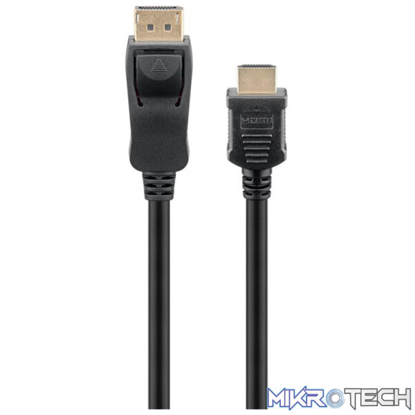 Goobay DisplayPort to HDMI Adapter 2m Cable - Image 2