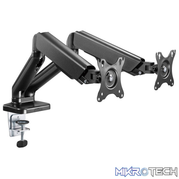 Goobay Double Monitor Mount with Gas Spring for monitors between 17" and 32" - Image 12