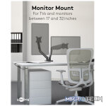 Goobay Double Monitor Mount with Gas Spring for monitors between 17" and 32" - Image 3