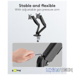 Goobay Double Monitor Mount with Gas Spring for monitors between 17" and 32" - Image 6