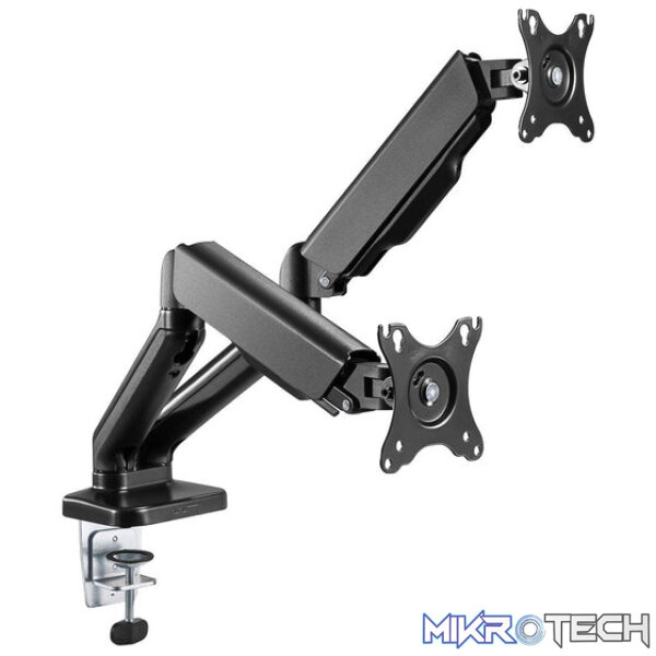 Goobay Double Monitor Mount with Gas Spring for monitors between 17" and 32" - Image 9