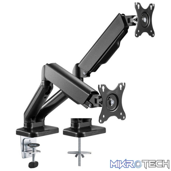 Goobay Double Monitor Mount with Gas Spring for monitors between 17" and 32" - Image 10