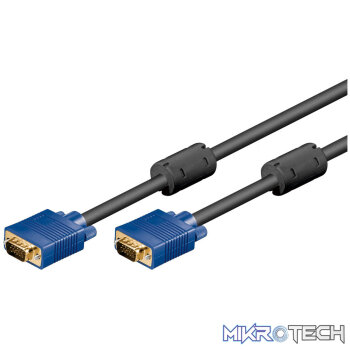 Goobay Full HD SVGA Monitor Gold-Plated Cable