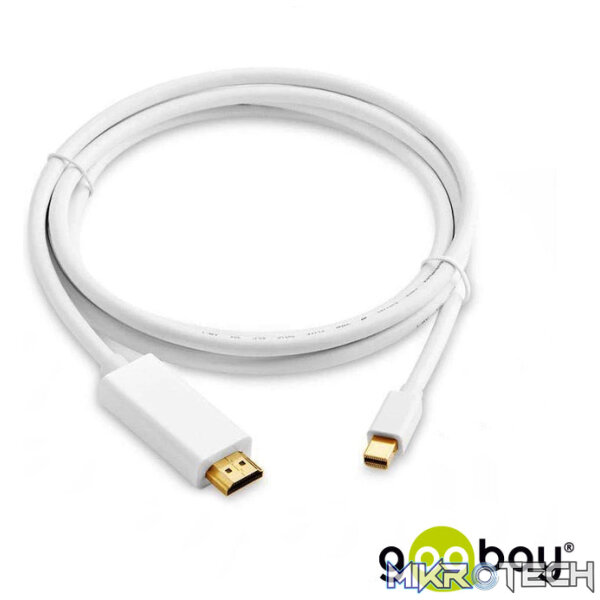 Goobay Mini DisplayPort to HDMI Adapter Gold-Plated Cable - Image 2