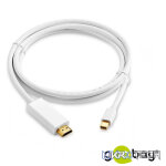 Goobay Mini DisplayPort to HDMI Adapter Gold-Plated Cable - Image 2