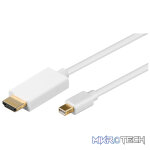 Goobay Mini DisplayPort to HDMI Adapter Gold-Plated Cable - Image 3