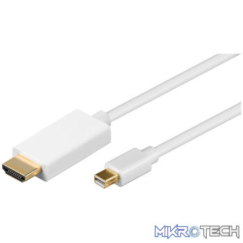 Goobay Mini DisplayPort to HDMI Adapter Gold-Plated Cable
