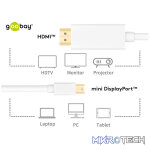 Goobay Mini DisplayPort to HDMI Adapter Gold-Plated Cable - Image 5