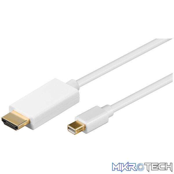 Goobay Mini DisplayPort to HDMI Adapter Gold-Plated Cable Goobay Mini DisplayPort to HDMI Adapter Gold-Plated Cable