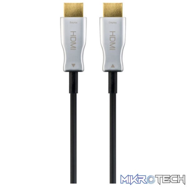 Goobay Optical Hybrid HDMI (AOC) Cable with Ethernet (4K@60Hz) - Image 2