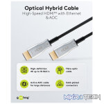 Goobay Optical Hybrid HDMI (AOC) Cable with Ethernet (4K@60Hz) - Image 5