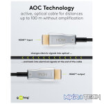 Goobay Optical Hybrid HDMI (AOC) Cable with Ethernet (4K@60Hz) - Image 6
