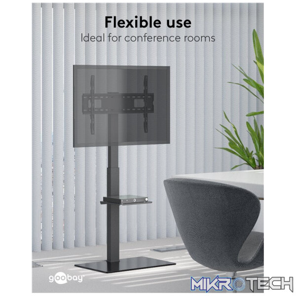 Goobay TV Floor Stand Basic (Size L) for TVs and monitors between 37" and 70" - Image 6